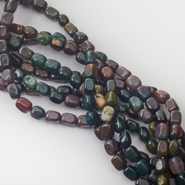 Agat indyjski bryłka prostokątna 12x8mm