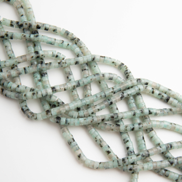 Jaspis lotus krążek gładki 2,5x4,5mm