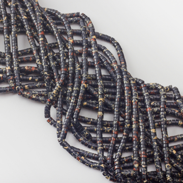 Jaspis cesarski krążek gładki brązowy 2,5x4,5mm