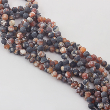 Agat karneolowy kulka matowa 8,5mm