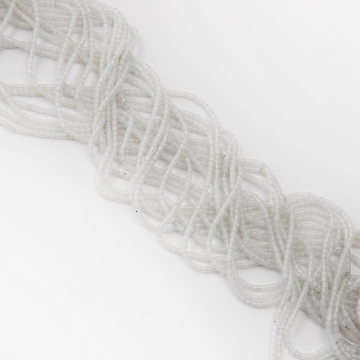 Jadeit biały krążek gładki 2,5x2mm