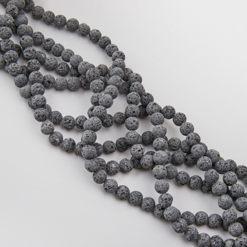 Lawa szara kulka gładka 8,5mm