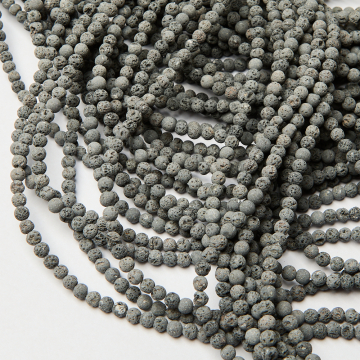 Lawa szara kulka gładka 4,5mm