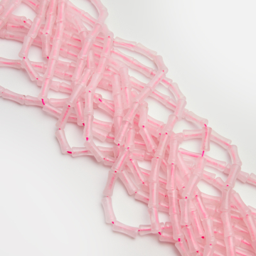 Kryształ górski różowy klepsydra 5x12,5mm