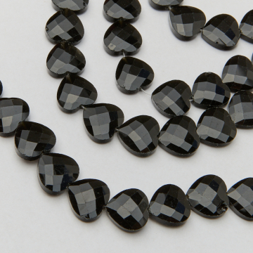 Onyks serce fasetowane 15mm produkt II gatunku