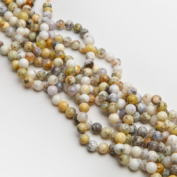 Agat dendrytowy kulka gładka 10mm