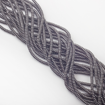 Hematyt platerowany dysk natural 2x4mm