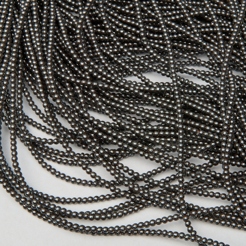 Hematyt platerowany kulka gładka natural 3mm