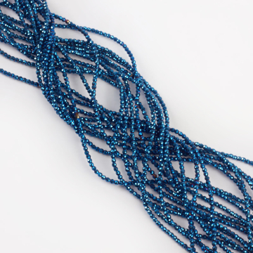 Hematyt platerowany kulka fasetowana sharp cut heliotrope 2mm