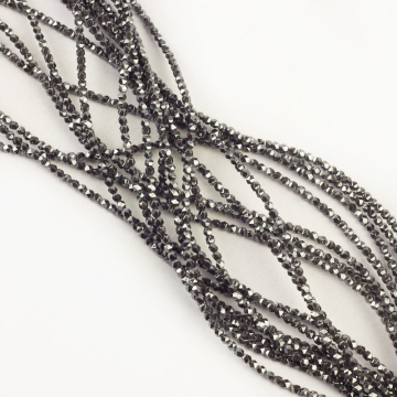 Hematyt platerowany kulka fasetowana 16cut natural 2,9mm