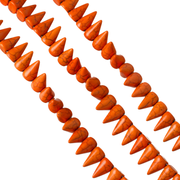 Howlit ćwiek pomarańczowy 8x10x16mm