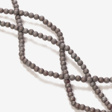 Agat druzy kulka stalowa 4mm