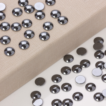 Hematyt platerowany kaboszon krążek natural 12mm