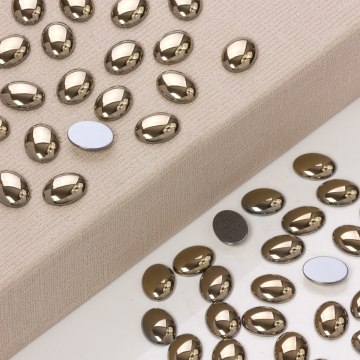 Hematyt platerowany kaboszon owal bronze 16x12mm