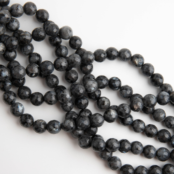 Larvikit kulki fasetowane szare 10mm