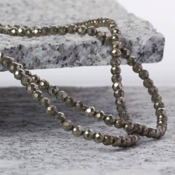 Piryt kulka fasetowana 4mm