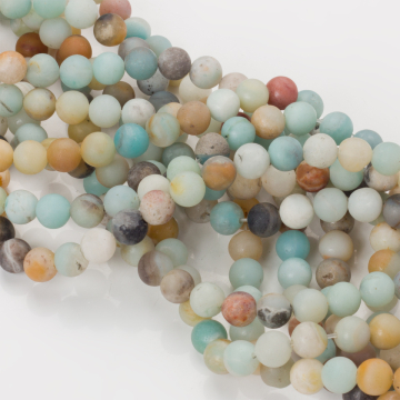 Amazonit kulka gładka matowa 8,5mm zielony