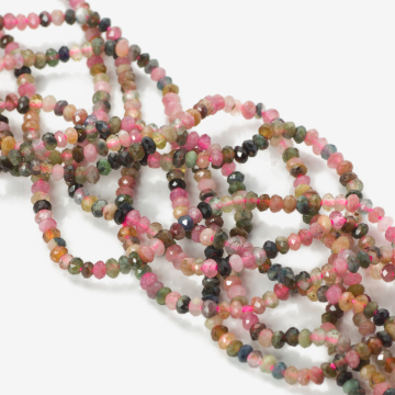 Turmalin oponka fasetowana 2x3mm