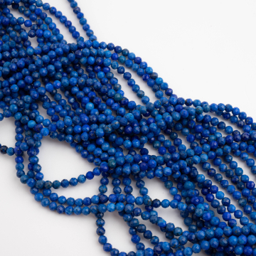 Lapis lazuli kulka fasetowana 3mm