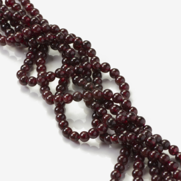 Granat kulka gładka 4,5mm