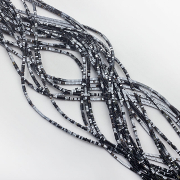 Hematyt kostka płaska natural 2x2mm