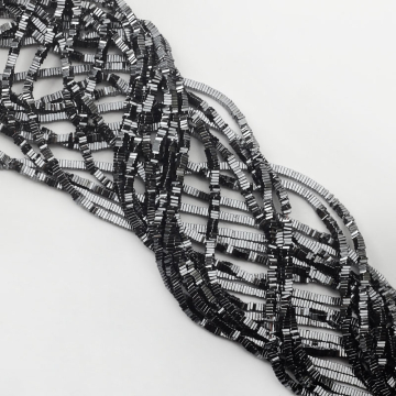 Hematyt kostka płaska natural 3x3mm