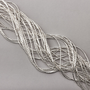 Hematyt słupek okrągły light silver 3x1,5mm