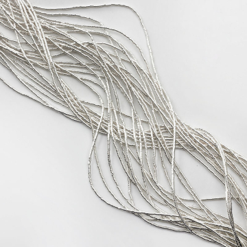 Hematyt krążek płaski light silver 1,5x1mm