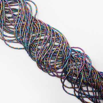 Hematyt walec multicolor 2x2mm