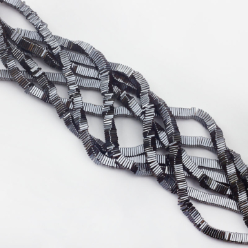 Hematyt kostka płaska natural 6x6mm