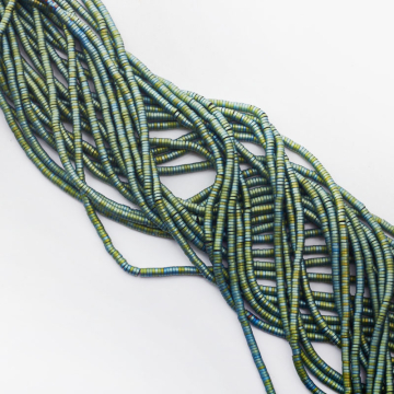 Hematyt krążek płaski mat emerald 3x1mm