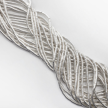 Hematyt krążek płaski light silver 3x1mm