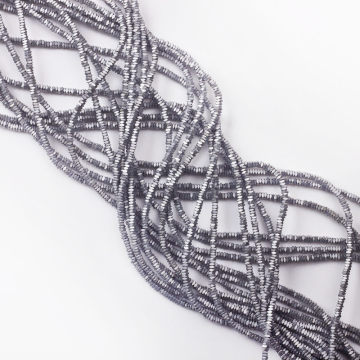 Hematyt przekładka poduszka mat silver 2x1mm