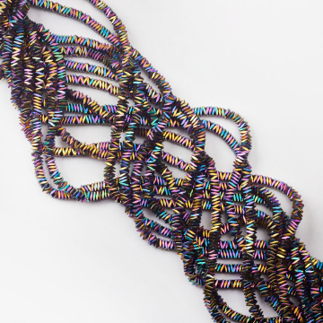 Hematyt przekładka poduszka multicolor 4x1,5mm