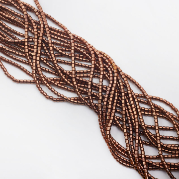 Hematyt walec bronze 3x3mm