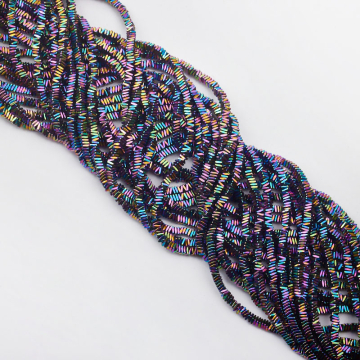 Hematyt przekładka poduszka multicolor 3x1mm