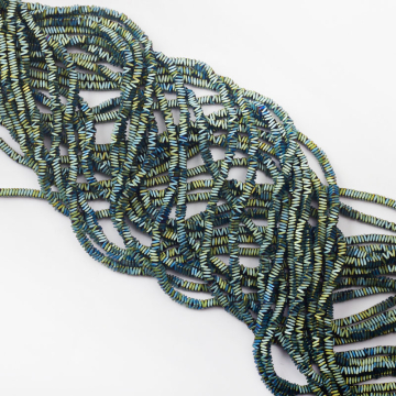 Hematyt przekładka poduszka mat emerald 3x1mm