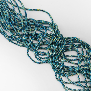 Hematyt przekładka kwiatek emerald 4,5x3mm