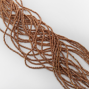 Hematyt oponka fasetowana bronze 3x2mm