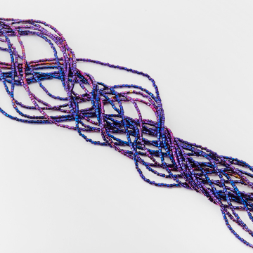 Hematyt walec kanciasty volcano 2mm