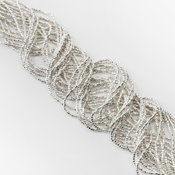 Hematyt walec kanciasty light silver 2mm