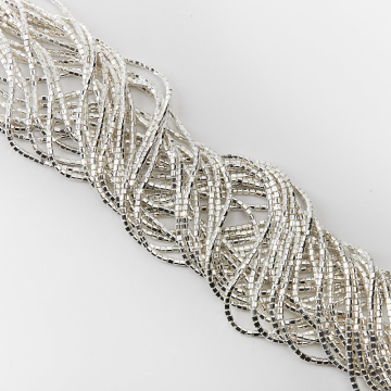 Hematyt walec kanciasty light silver 2,5mm