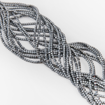 Hematyt kostka ścięta natural mat 3mm