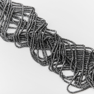 Hematyt oponka fasetowana sharp cut natural 4mm