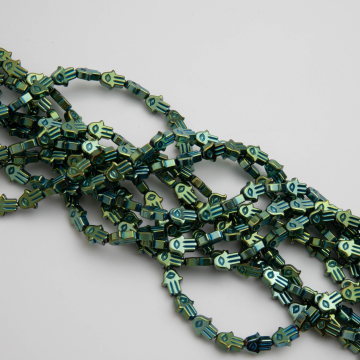 Hematyt ręka fatimy emerald 10x8mm