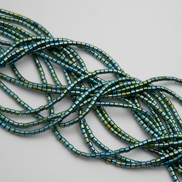 Hematyt walec emerald 3x3mm