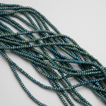 Hematyt śrubka fasetowana emerald mat 3x2mm