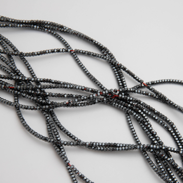 Hematyt śrubka fasetowana natural 3x2mm