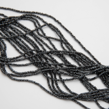 Hematyt oponka fasetowana sharp cut natural 2x1mm