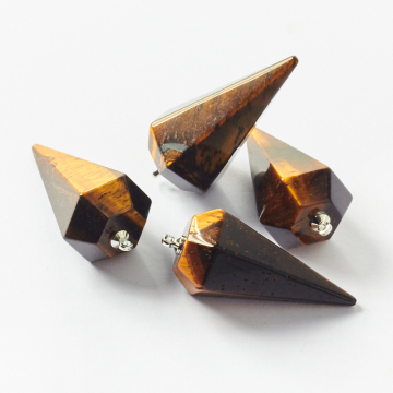 Tygrysie oko wahadełko zawieszka 36mm